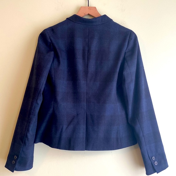Gap Plaid Wool Blazer - Picture 2 of 5
